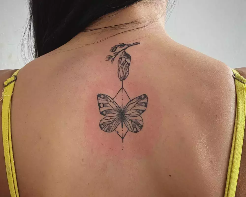 butterflies mental health tattoo